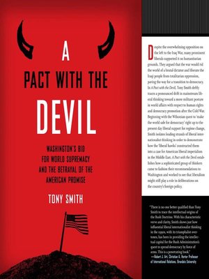 cover image of A Pact With the Devil